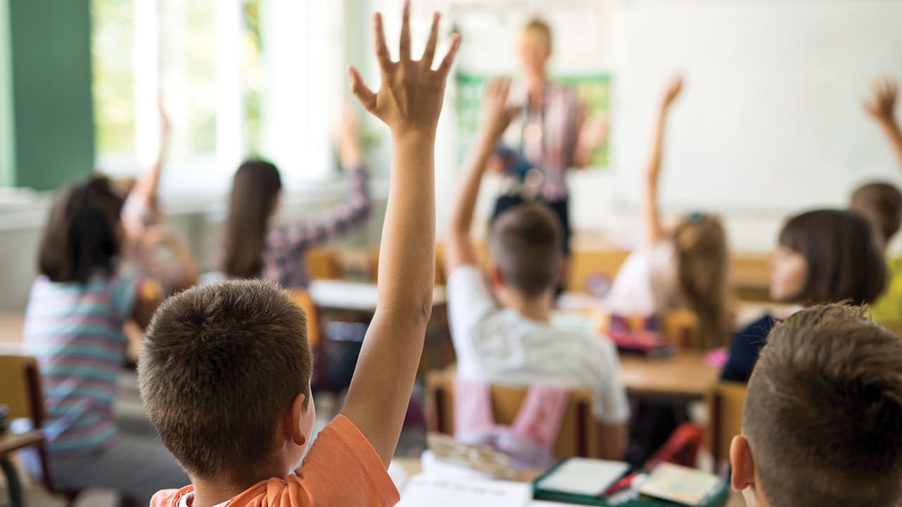Students in the classroom