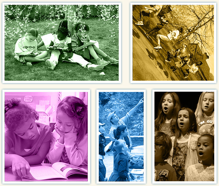 Collage de niños en el GCCS