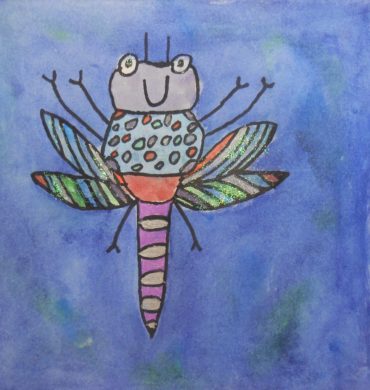 学生艺术 - 蜻蜓